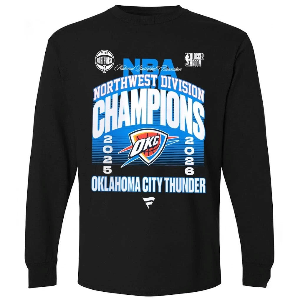 Oklahoma City Thunder 2026 Northwest Division Champions Shirt