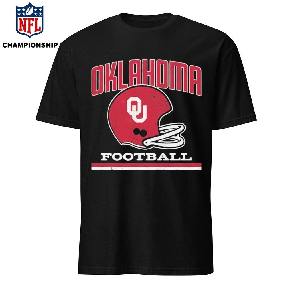 Oklahoma Football Vintage Helmet Shirt