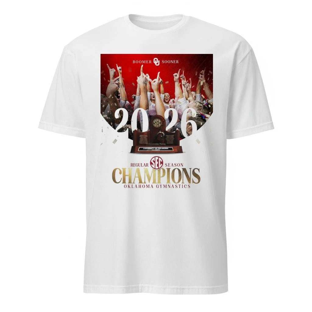 Oklahoma Sooners Women’s Gymnastics 2026 SEC Regular Season Champions Shirt