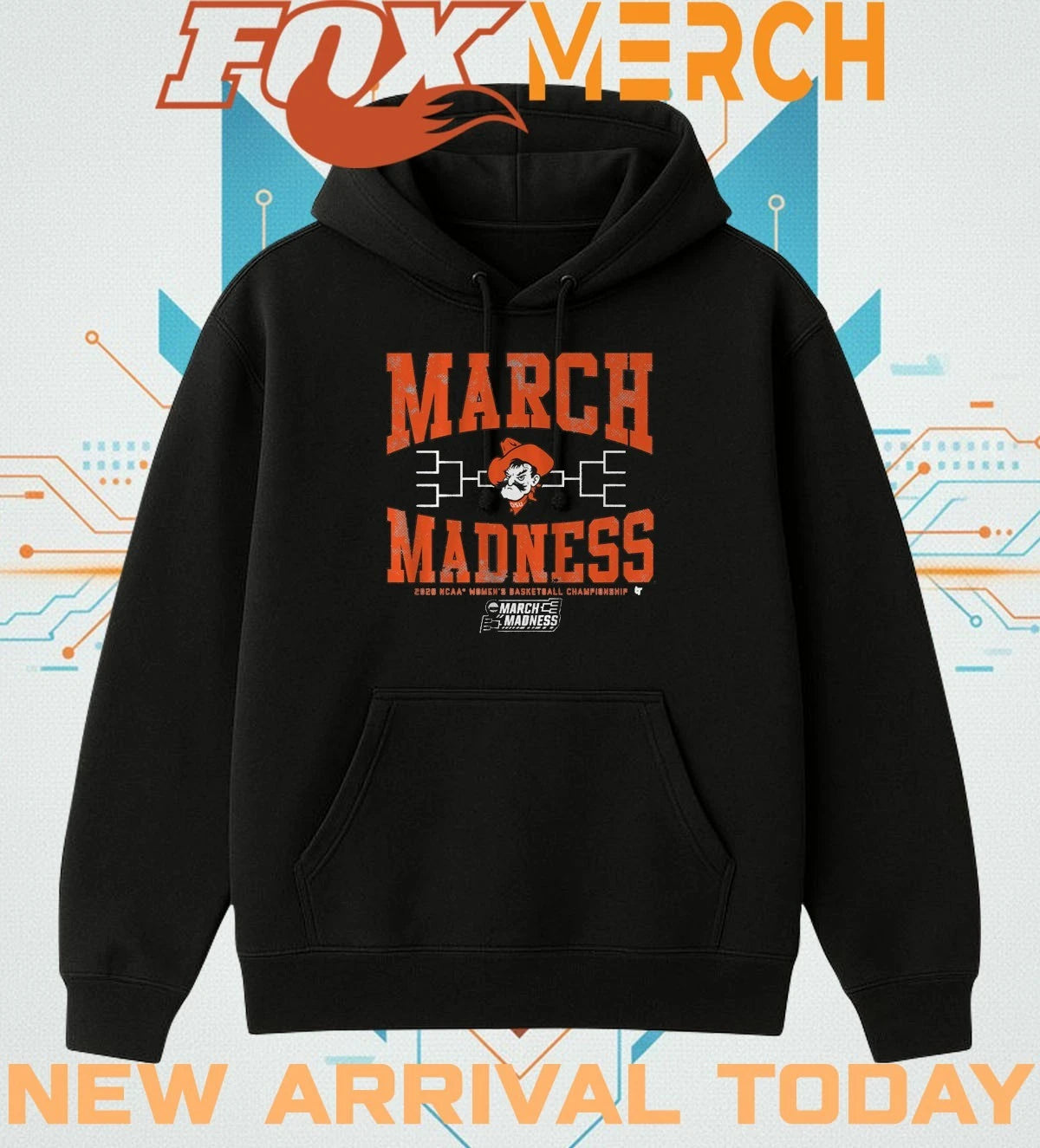 Oklahoma State Cowgirls Women’s Basketball 2026 March Madness t-shirt