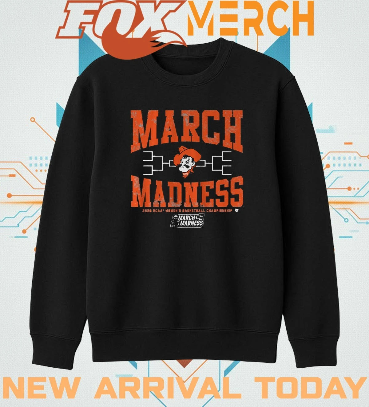 Oklahoma State Cowgirls Women’s Basketball 2026 March Madness t-shirt