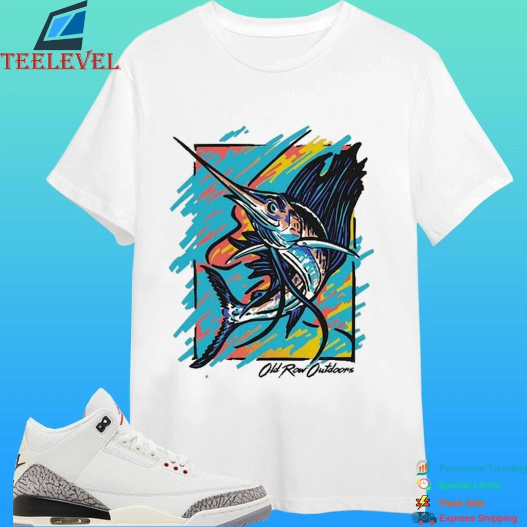 Old Row Outdoors Neon Sailfish Shirt