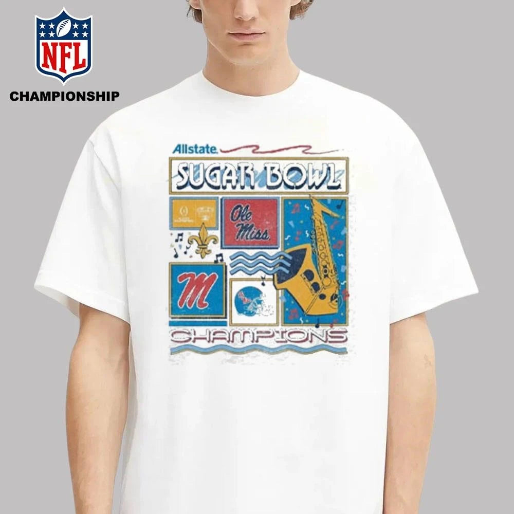 Ole Miss Alstate Sugar Bowl Champions 2026 Shirt
