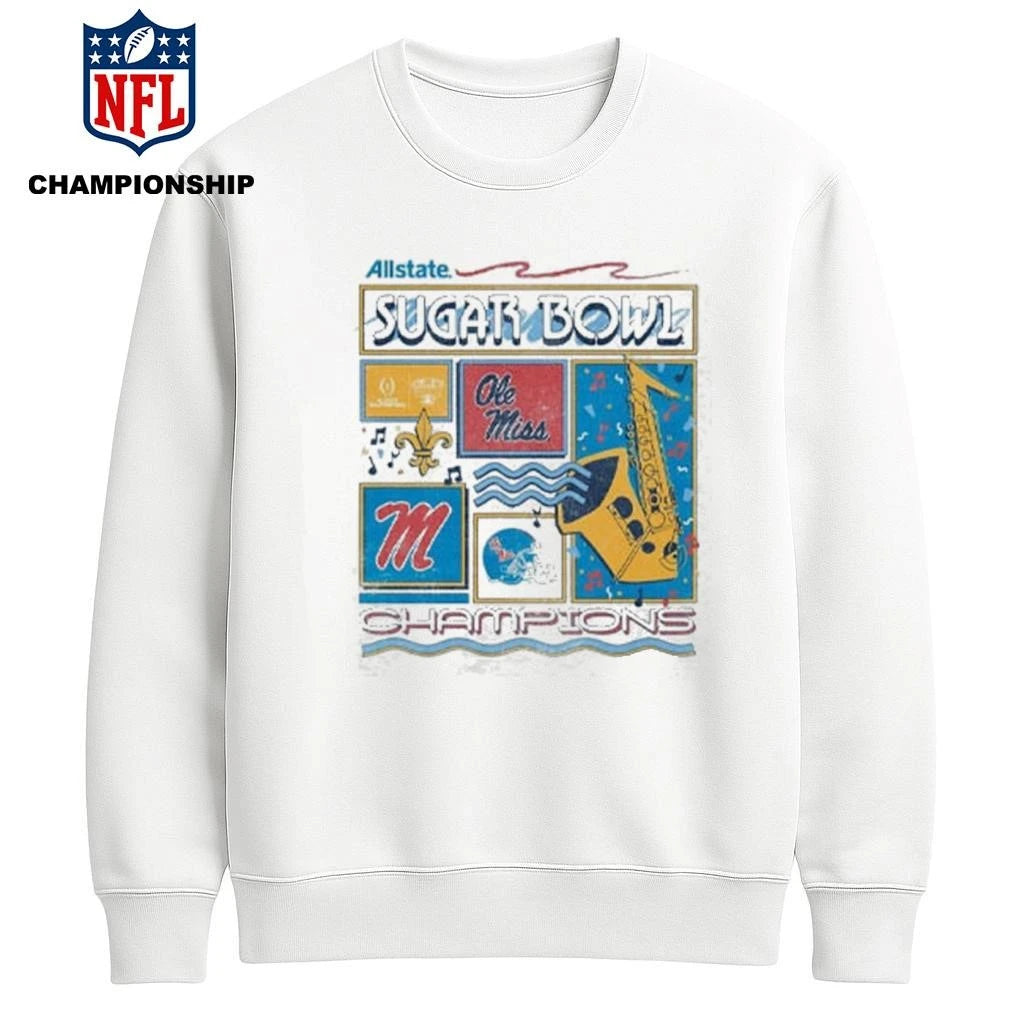 Ole Miss Alstate Sugar Bowl Champions 2026 Shirt