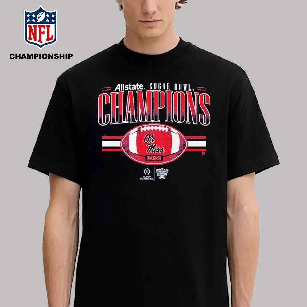Ole Miss Football CFP Sugar Bowl Champions Shirt
