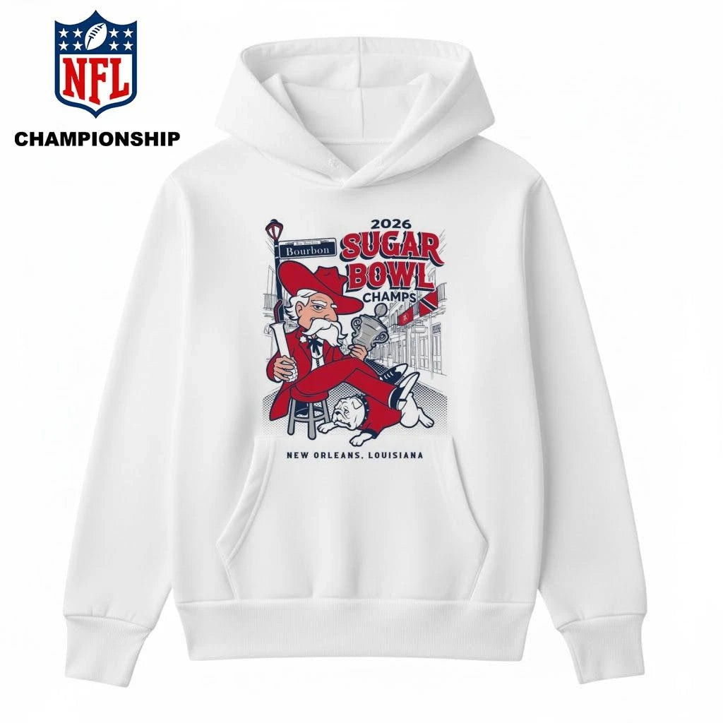 Ole Miss Sugar Bowl MS Bourbon Street Champions 2026 Shirt
