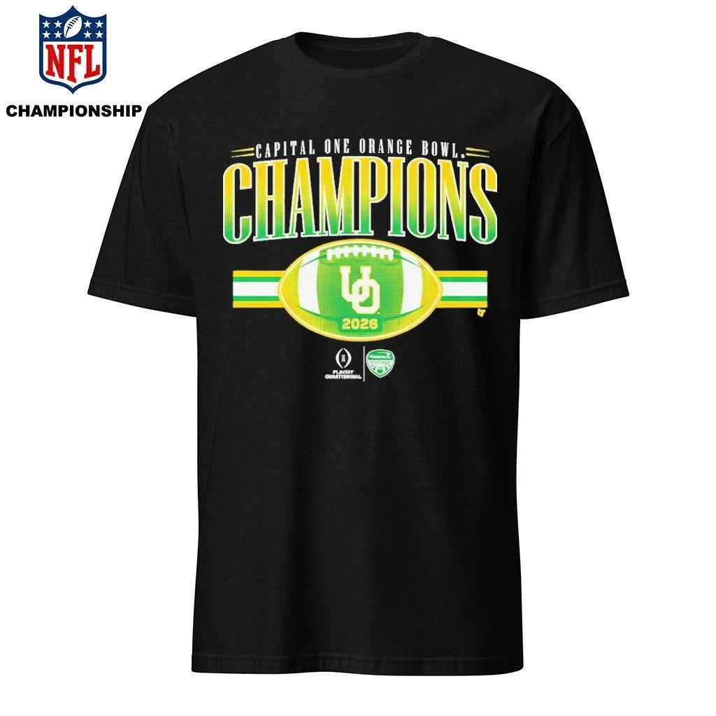 Oregon Football CFP Orange Bowl Champions Shirt