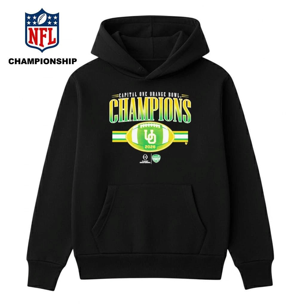 Oregon Football CFP Orange Bowl Champions Shirt