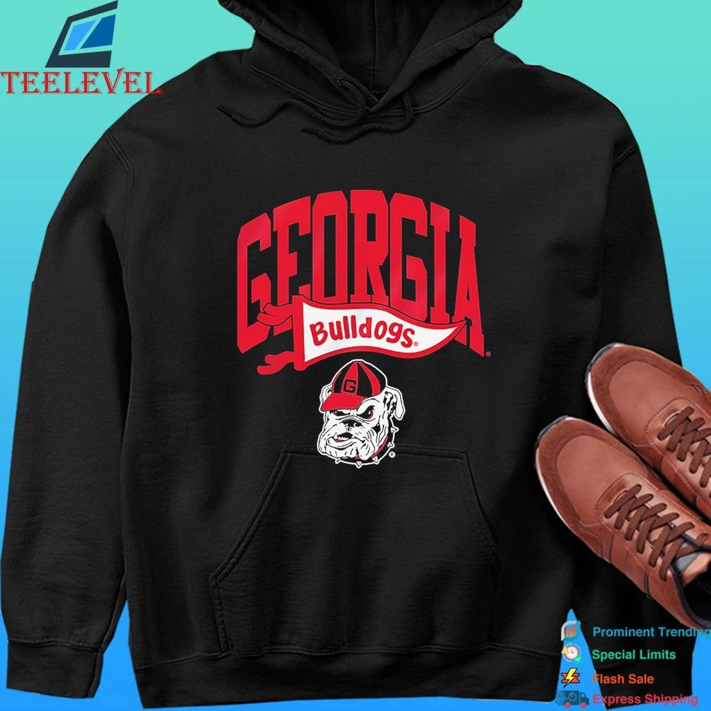 Outerstuff Toddlers’ University Of Georgia Wavy Pennant Graphic Shirt