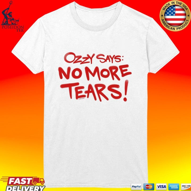 Ozzy Says No More Tears Toddler T-shirt