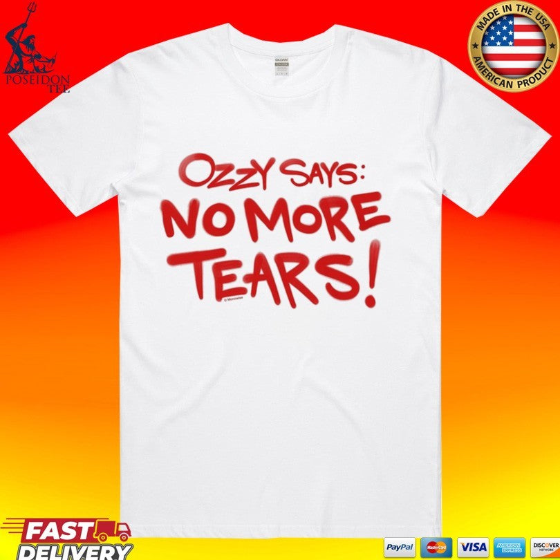 Ozzy Says No More Tears Toddler T-shirt