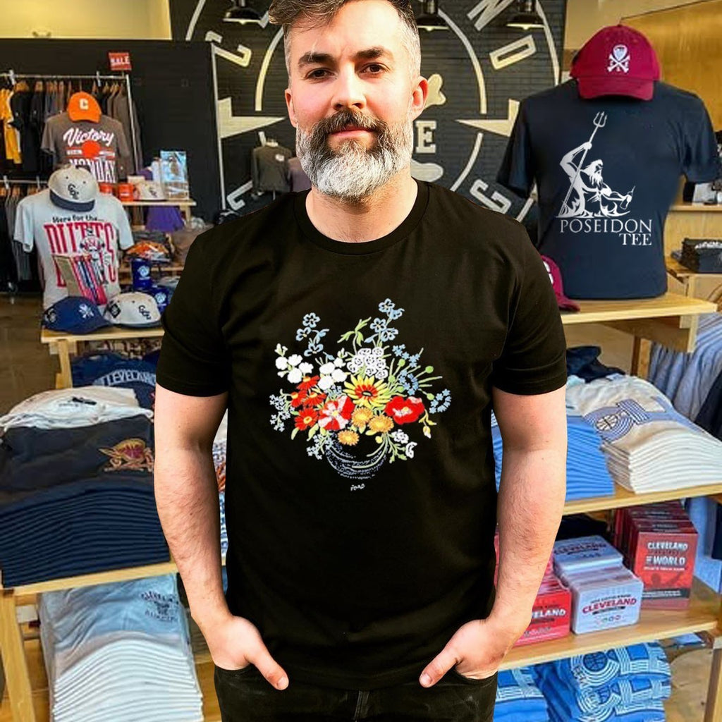 Paige Bueckers Okc Embroidered Flower T-shirt