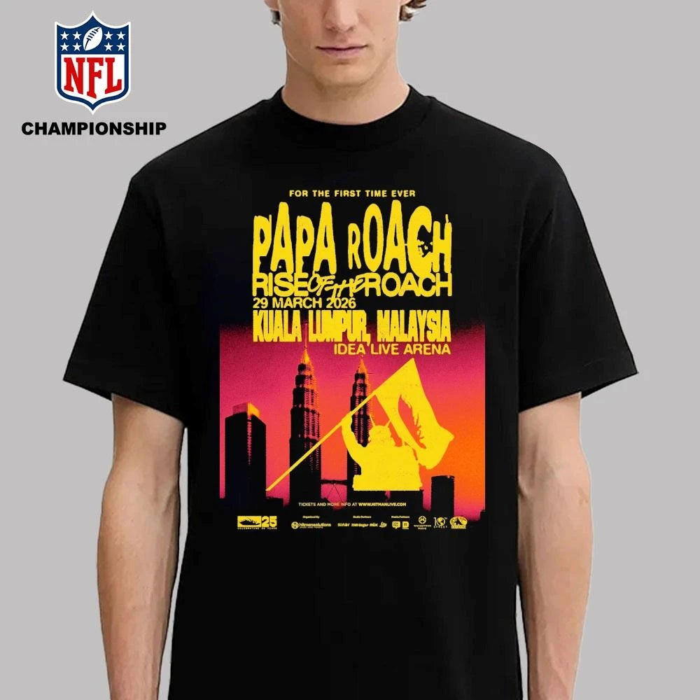 Papa Roach idea Live Arena Malaysia Mar 29 2026 Poster Shirt