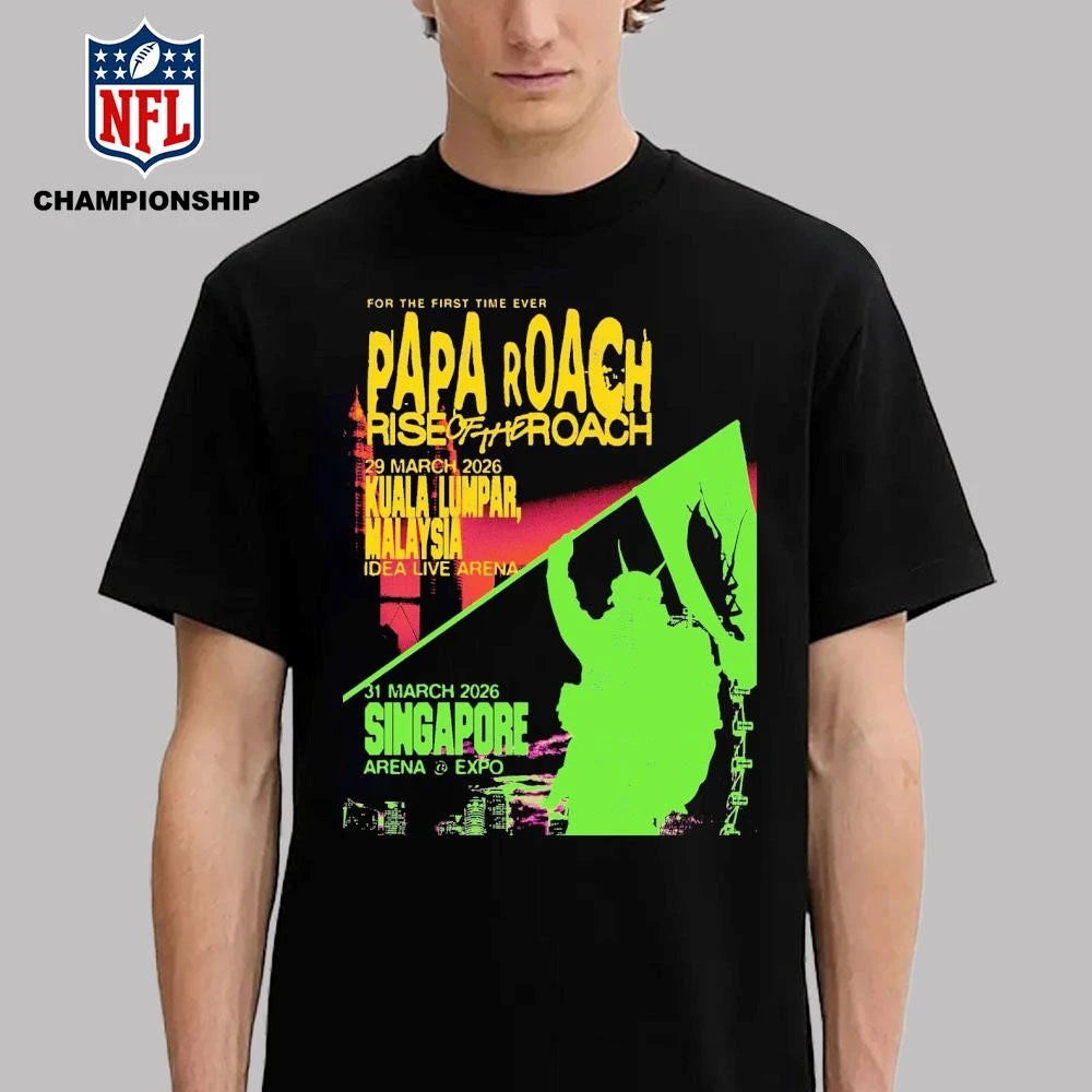 Papa Roach Singapore EXPO Mar 31 2026 Poster Shirt