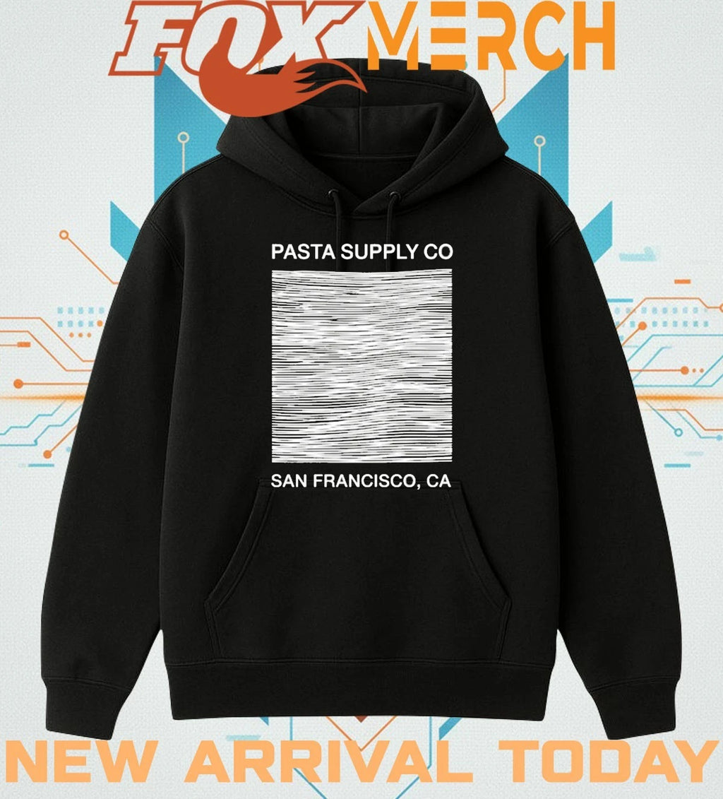 Pasta supply co San Francisco unknown pleasures t-shirt