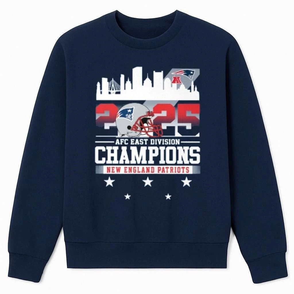 Patriots 2025 AFC East Division Champions Shirt