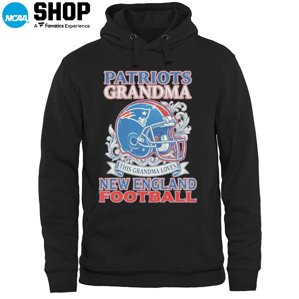 Patriots Grandma This Grandma Loves New England Football Helmet T-Shirt