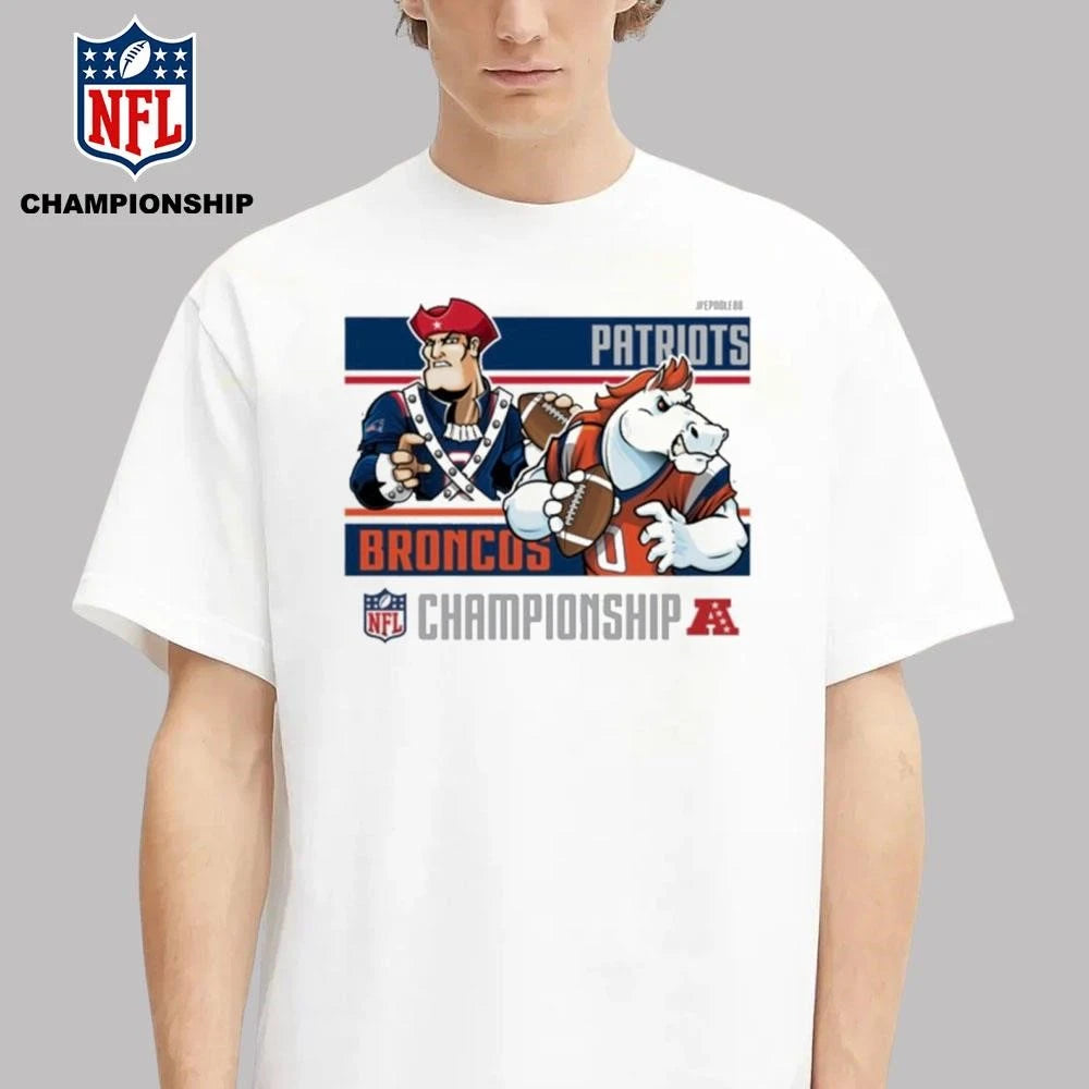 Patriots vs Broncos Conference Championship 2026 Shirt