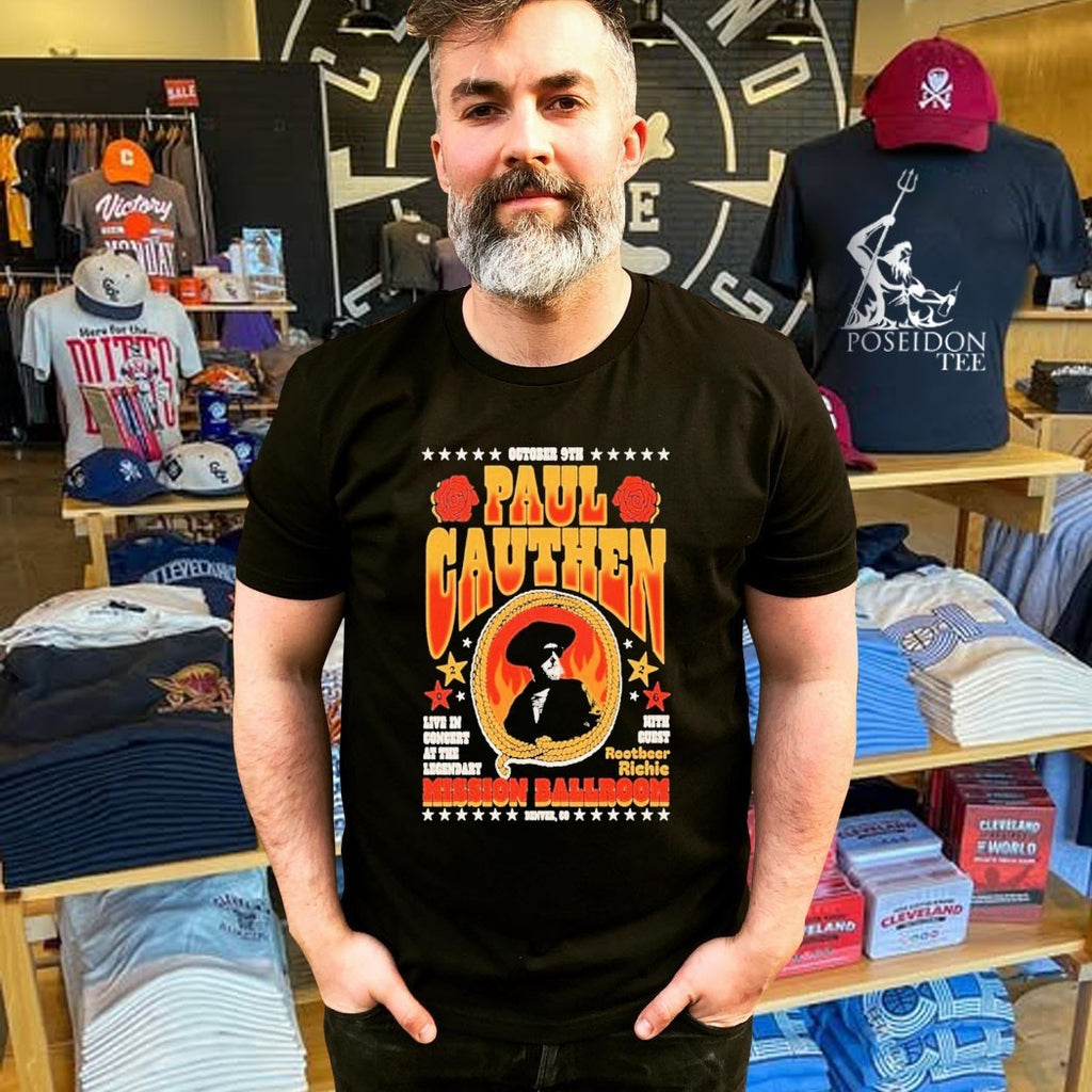 Paul Cauthen 10 9 2026 Denver Co T-shirt
