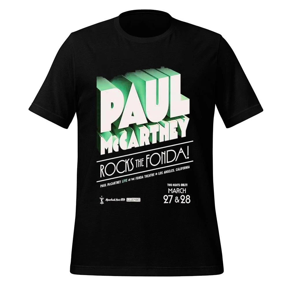 Paul McCartney Tour In Los Angeles CA Mar 27-28 2026 Poster Shirt