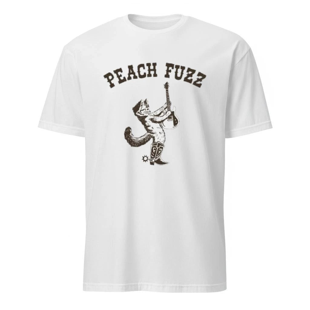 Peach Fuzz Cowboy Cat Shirt