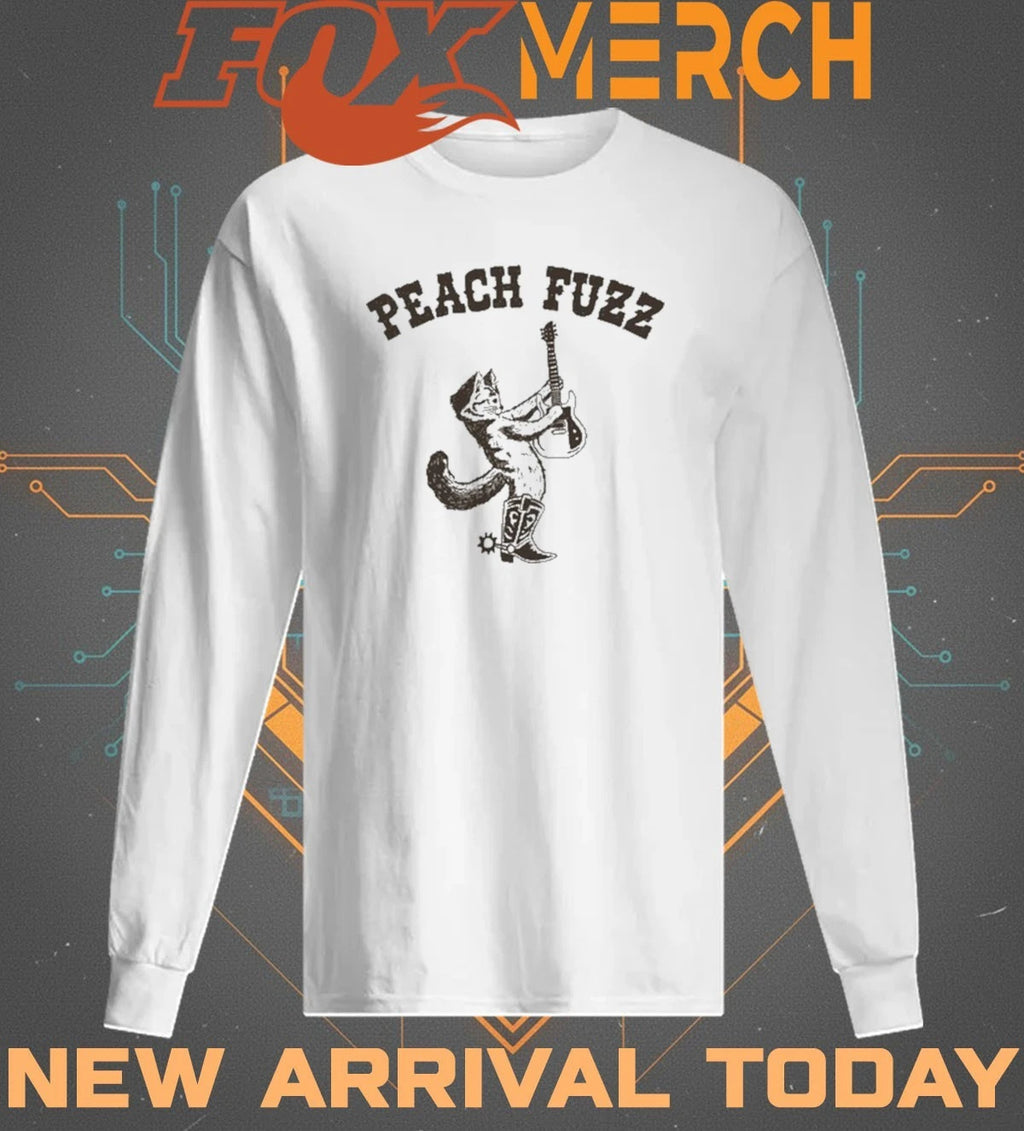 Peach Fuzz Cowboy cat t-shirt