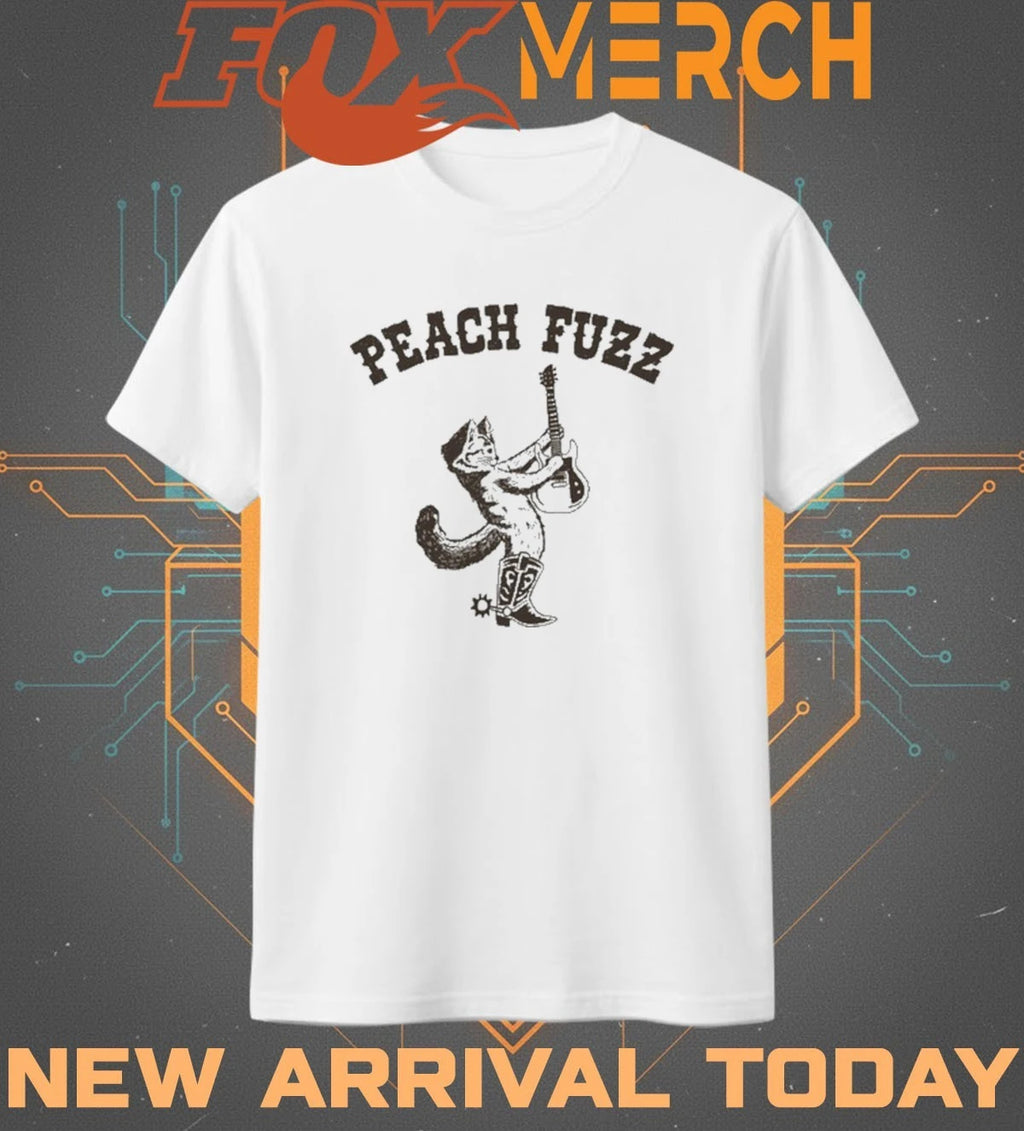 Peach Fuzz Cowboy cat t-shirt