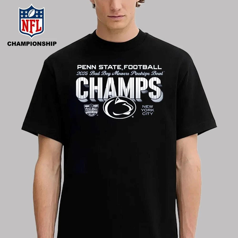 Penn State 2025 Pinstripe Bowl Champs shirt