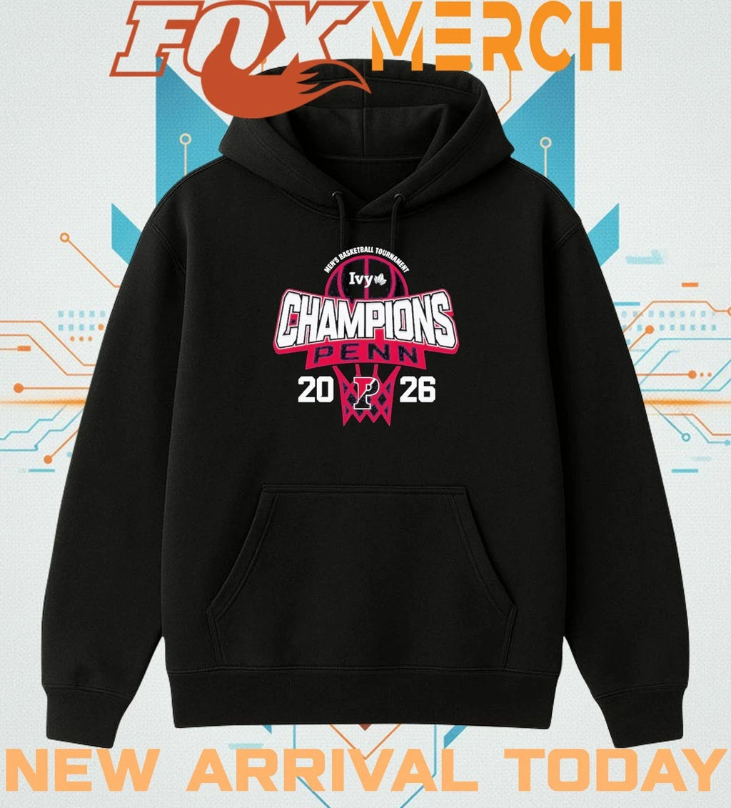 Pennsylvania Quakers 2026 Ivy League Men’s Basketball Tournament Champions shirt