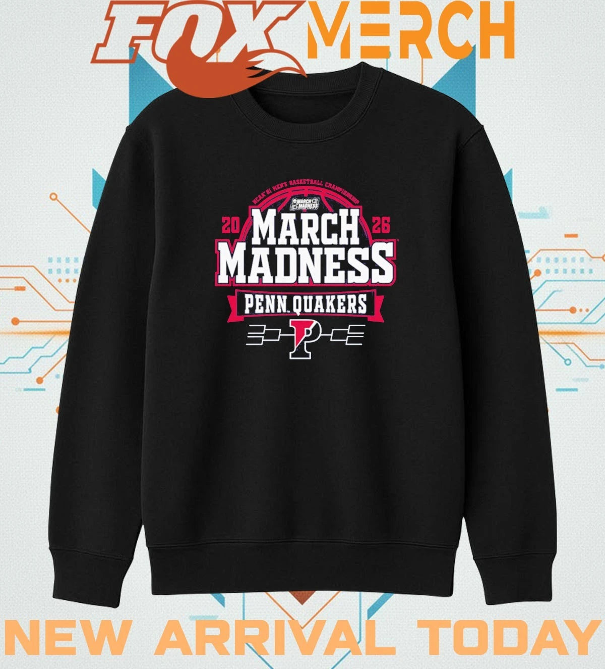 Pennsylvania Quakers 2026 NCAA Men’s Basketball March Madness Bound t-shirt