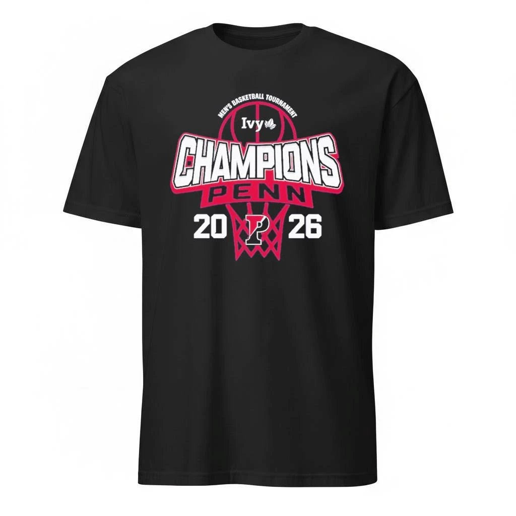 Pennsylvania Quakers 84 Unisex 2026 Ivy League Men’s Basketball Tournament Champions Shirt