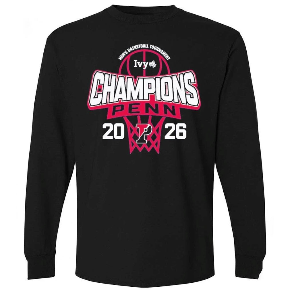 Pennsylvania Quakers 84 Unisex 2026 Ivy League Men’s Basketball Tournament Champions Shirt