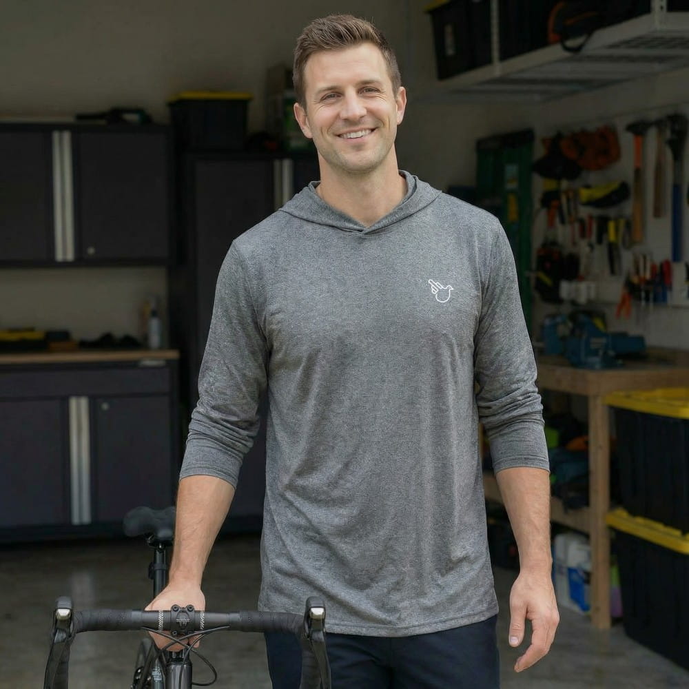 Performance Hooded Long Sleeve Pullover T-Shirt