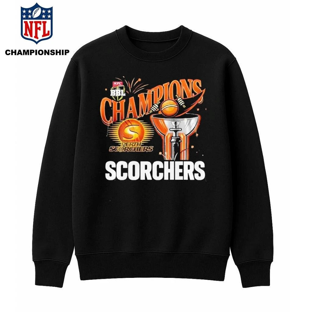 Perth Scorchers 2026 Big Bash League Champions Celebarte Shirt