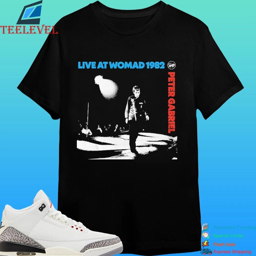 Peter Gabriel Live At Womad 1982 Shirt