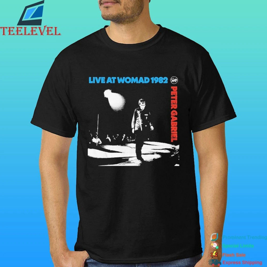Peter Gabriel Live At Womad 1982 Shirt