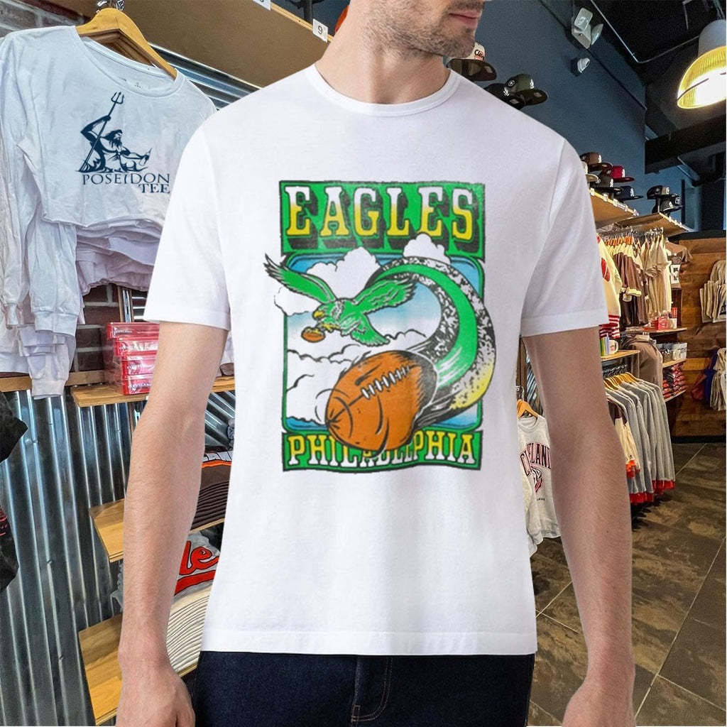 Philadelphia Eagles Sky Vintage T-shirt