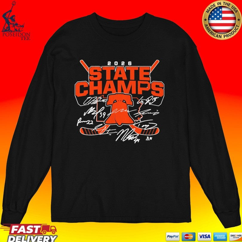 Philadelphia Hockey 2026 State Champs T-shirt