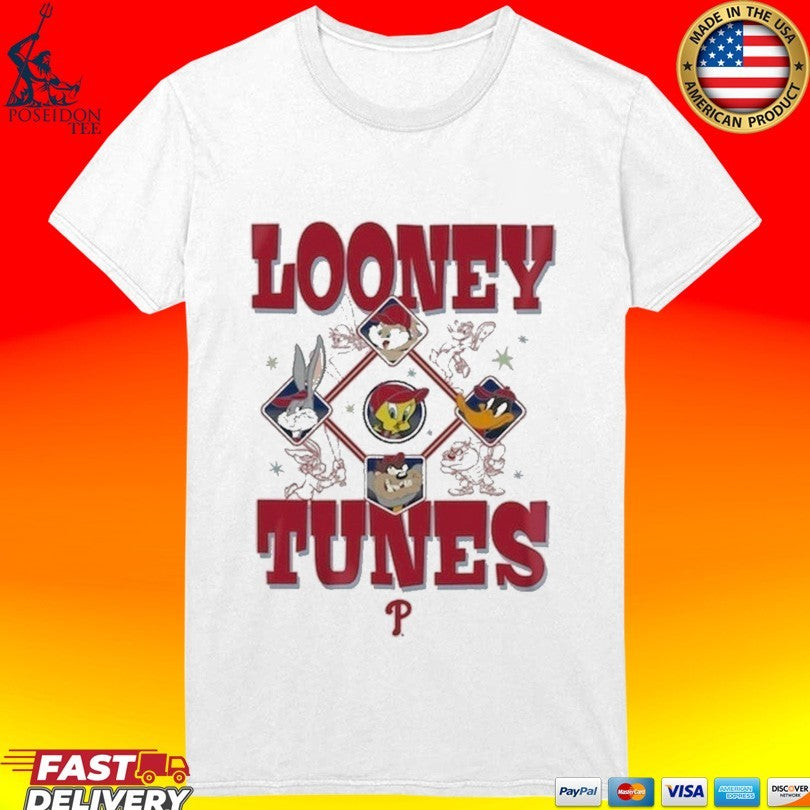 Philadelphia Phillies Looney Tunes T-shirt