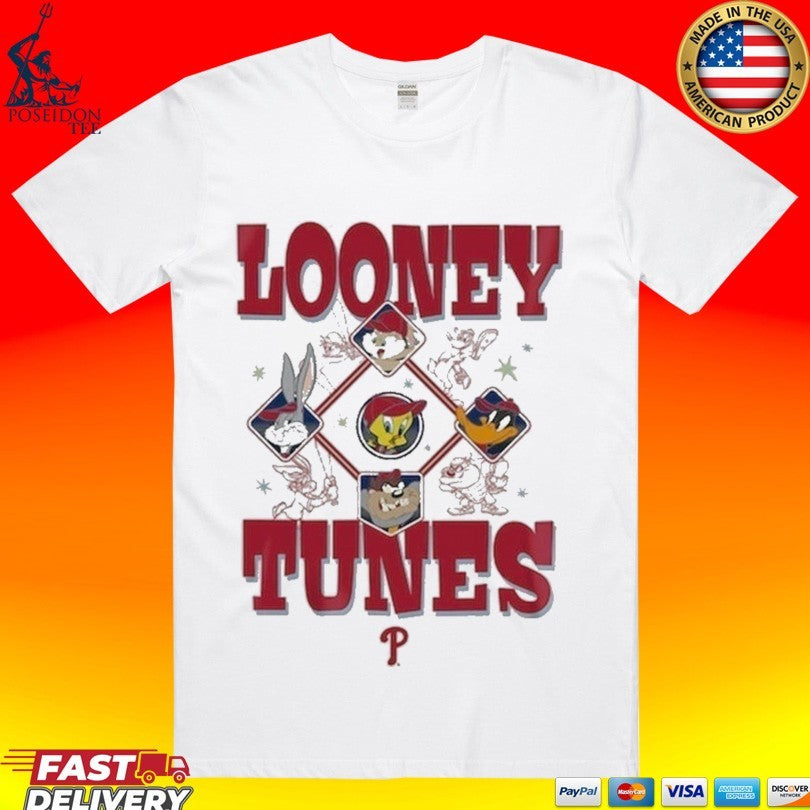 Philadelphia Phillies Looney Tunes T-shirt
