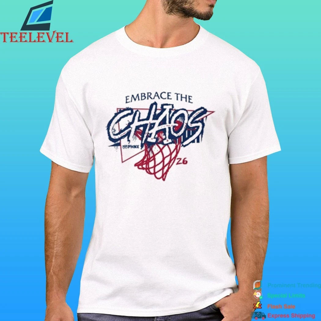 Phnx Embrace The Chaos Phoenix Suns Basketball Shirt
