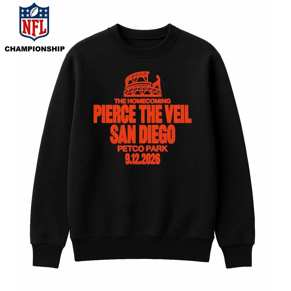 Pierce The Veil Venues Tee The Homecoming In San Diego At Petco Park On September 12 2026 Shirt