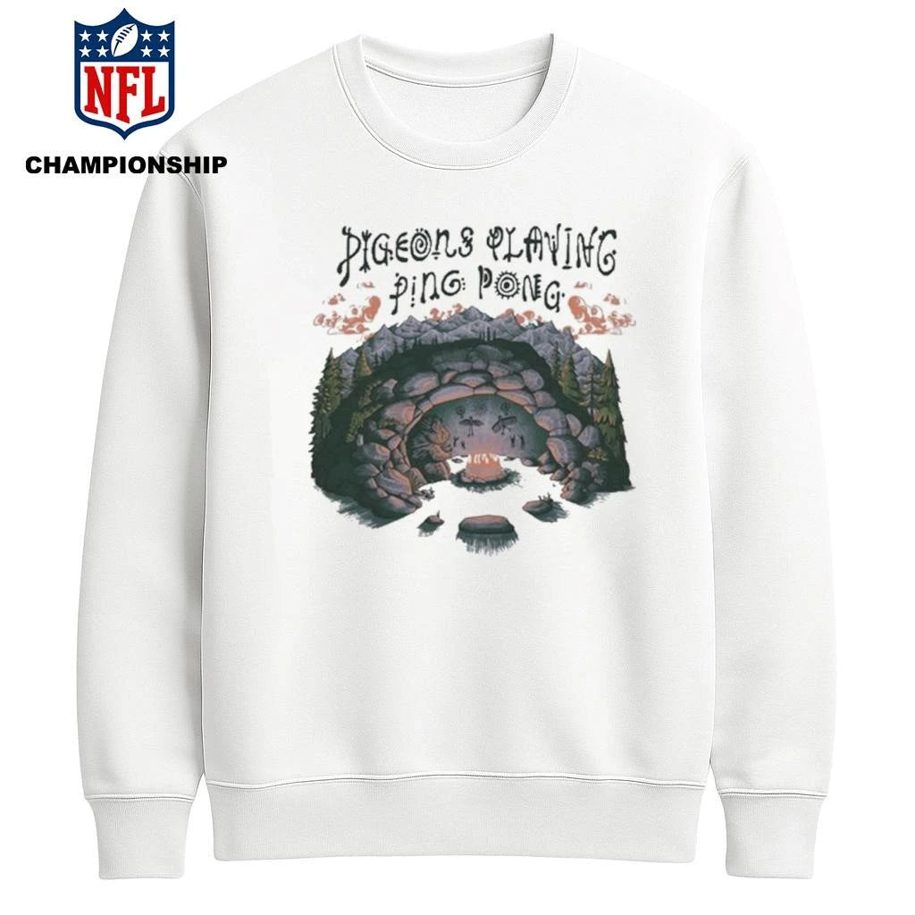 Pigeons Playing Ping Pong X Nature Backs 2026 Shirt