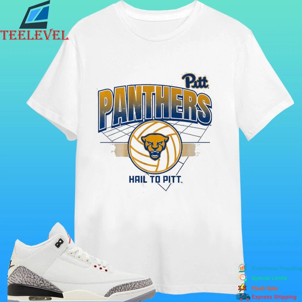 Pitt Panthers Hail To Pitt Volleyball Grid Shirt