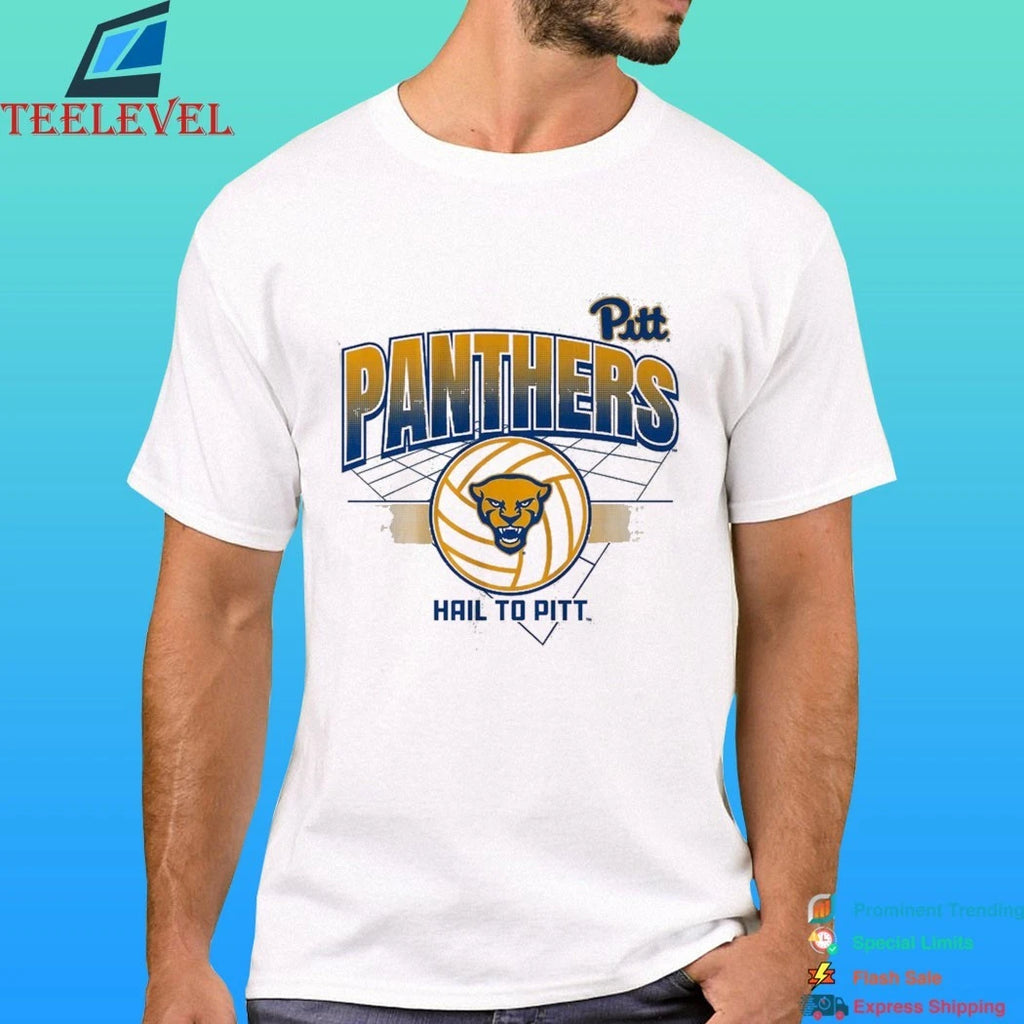 Pitt Panthers Hail To Pitt Volleyball Grid Shirt