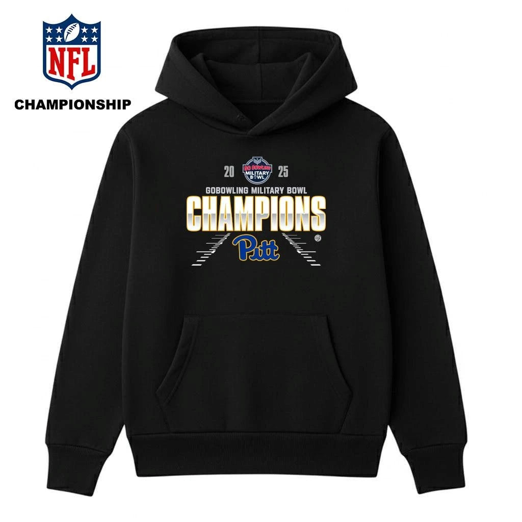 Pittsburgh Panthers 2025 Military Bowl Champions Shirt