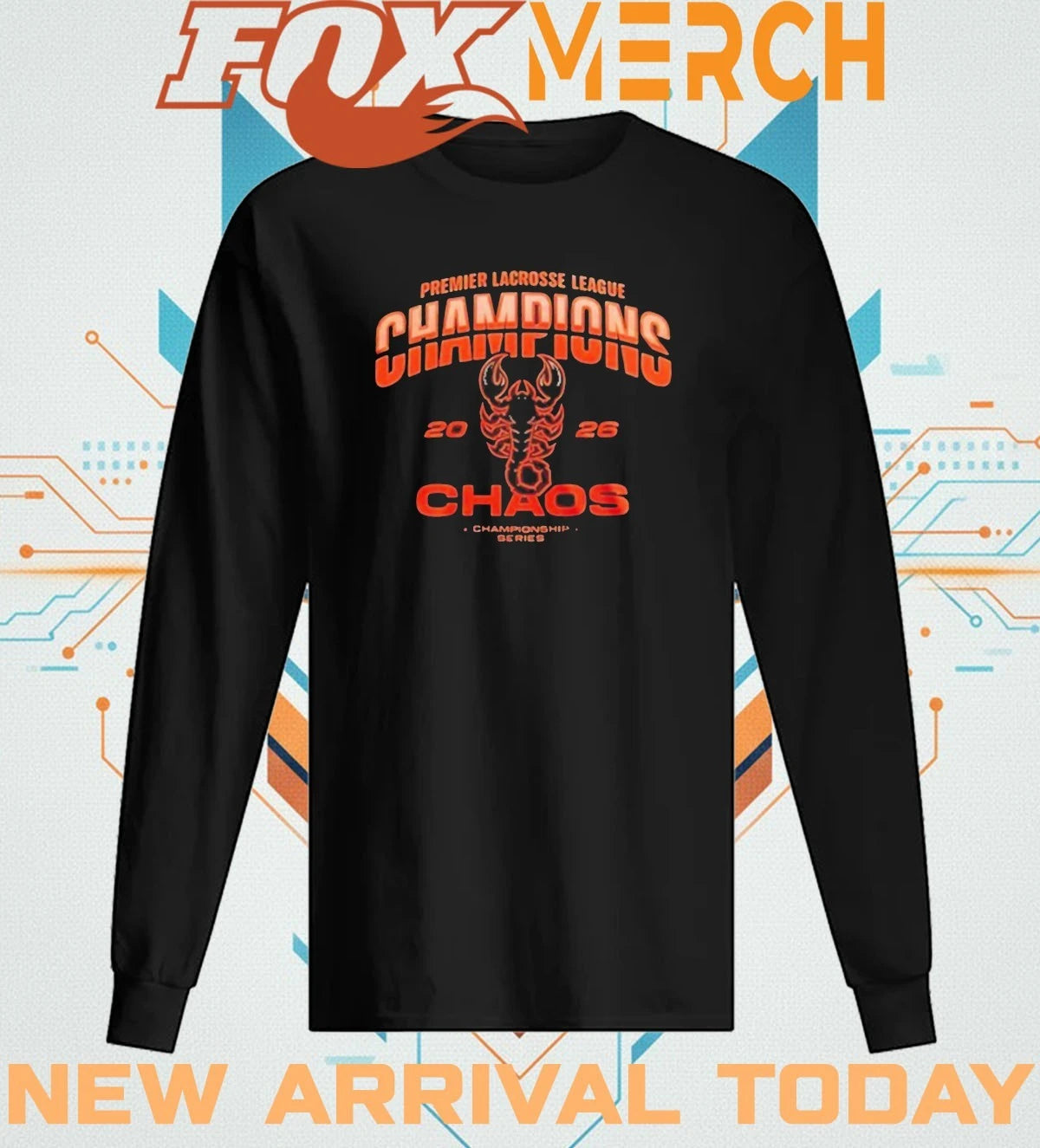 PLL Championship Series Carolina Chaos 2026 Champions t-shirt