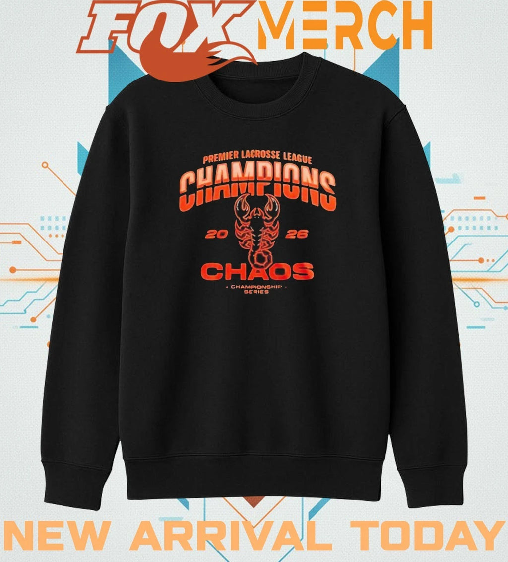 PLL Championship Series Carolina Chaos 2026 Champions t-shirt