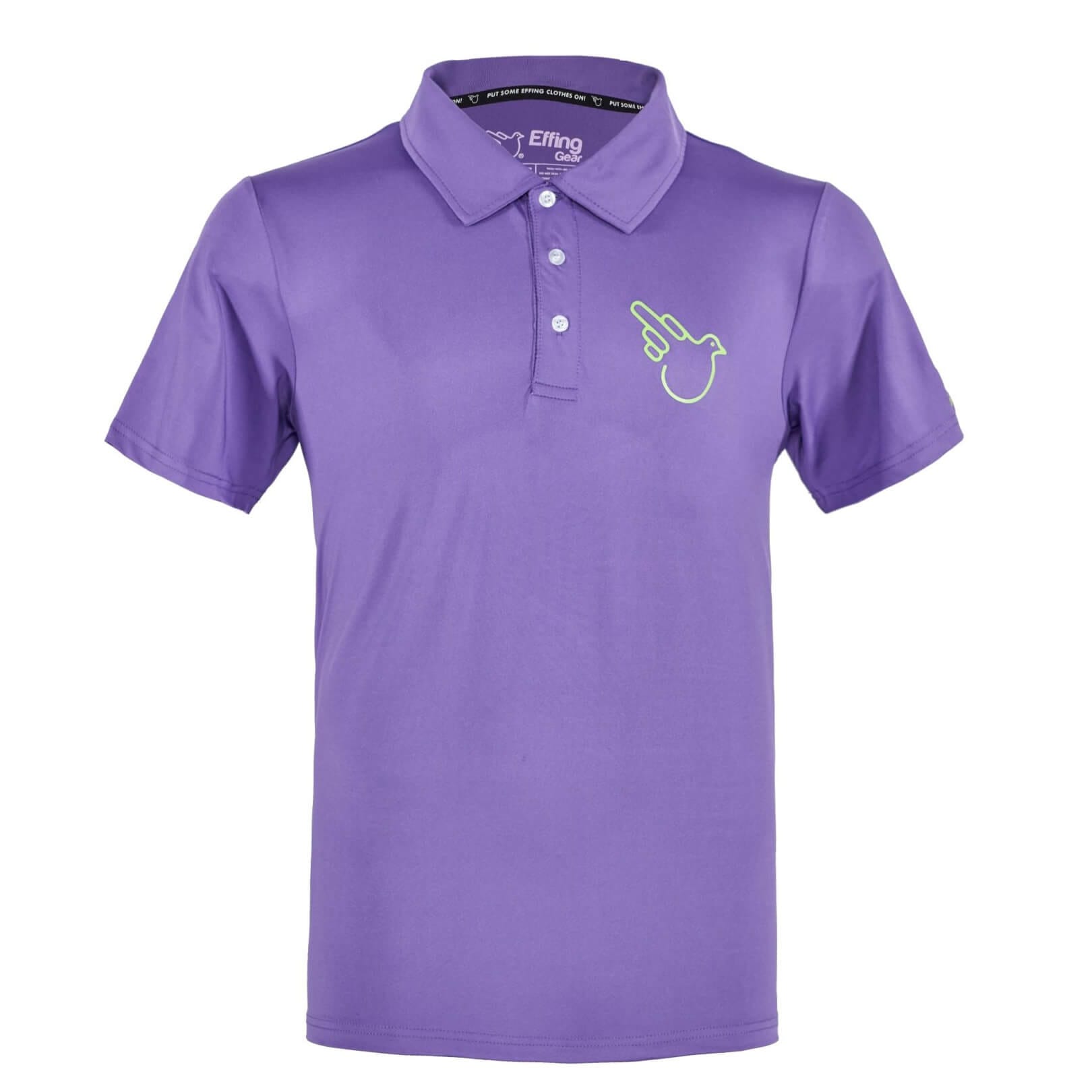 Polo Shirt Quick Dry Moisture Wicking w/ 4-Way Stretch