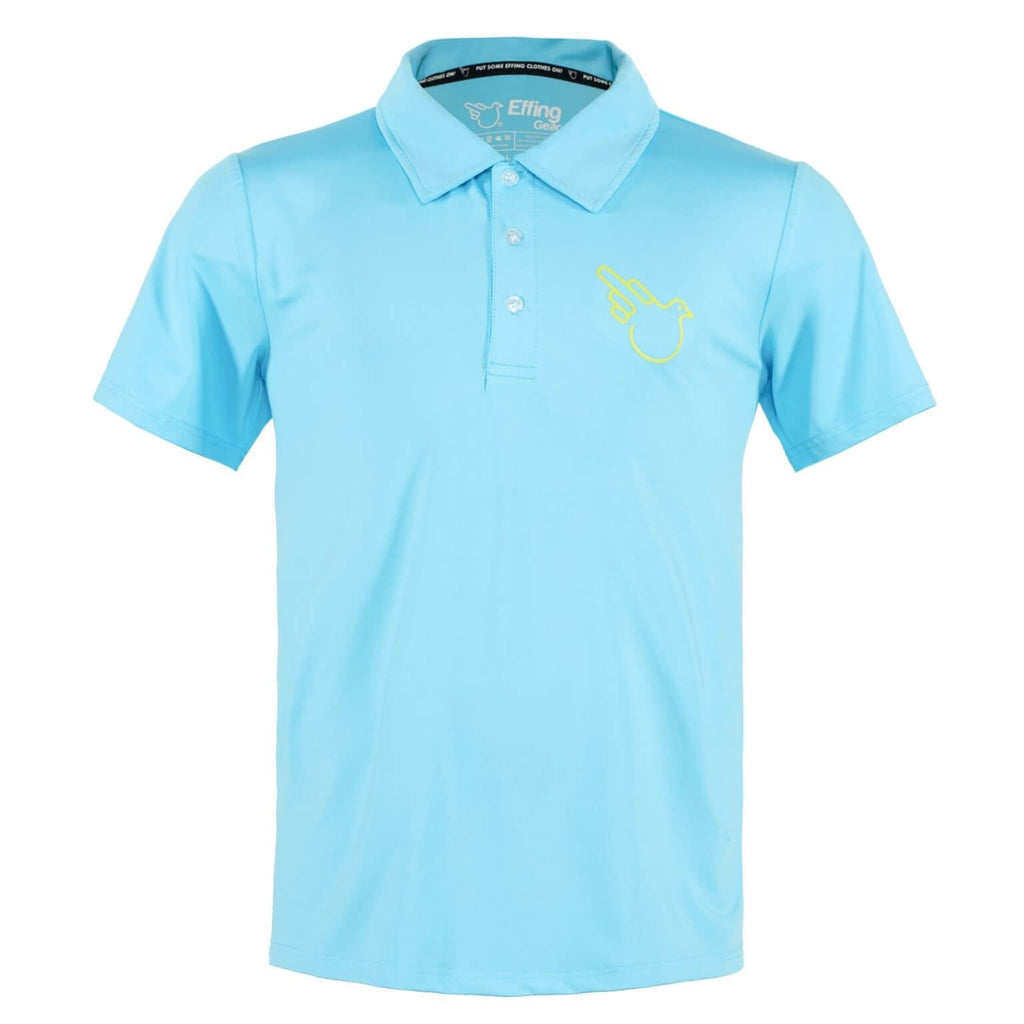 Polo Shirt Quick Dry Moisture Wicking w/ 4-Way Stretch